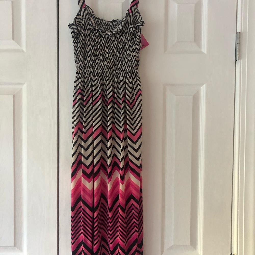 Pattern maxi sun dress